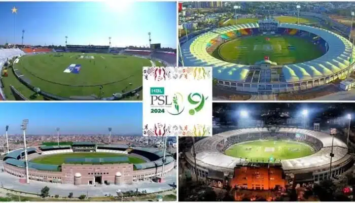 4 Different Stadiums of Pakistan in one frame, these are PSL 9 Venue Stadiums