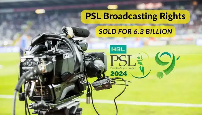 PSL Broadcasting Rights Sold for 6.3 Billion