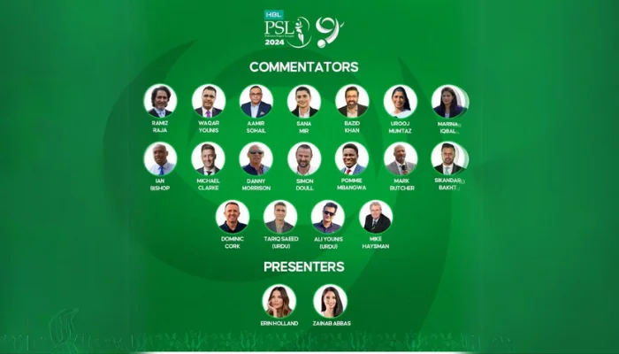 HBL PSL 9 Commentators and Presenters