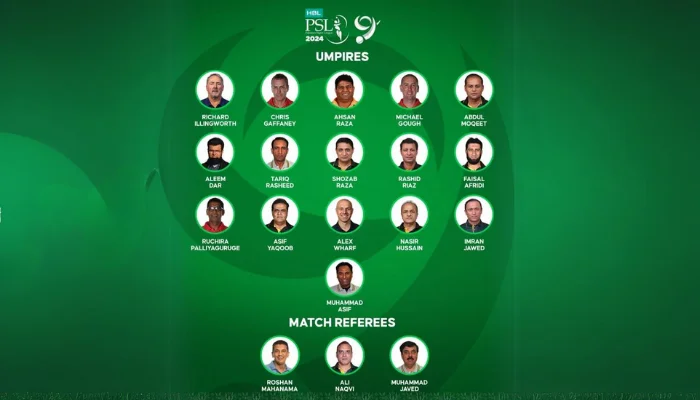 HBL PSL 9 Umpires and Match Referees Complete List