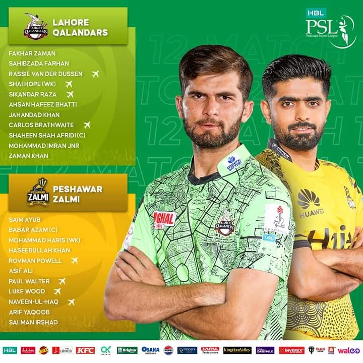 Lahore Qalandars vs Peshawar Zalmi