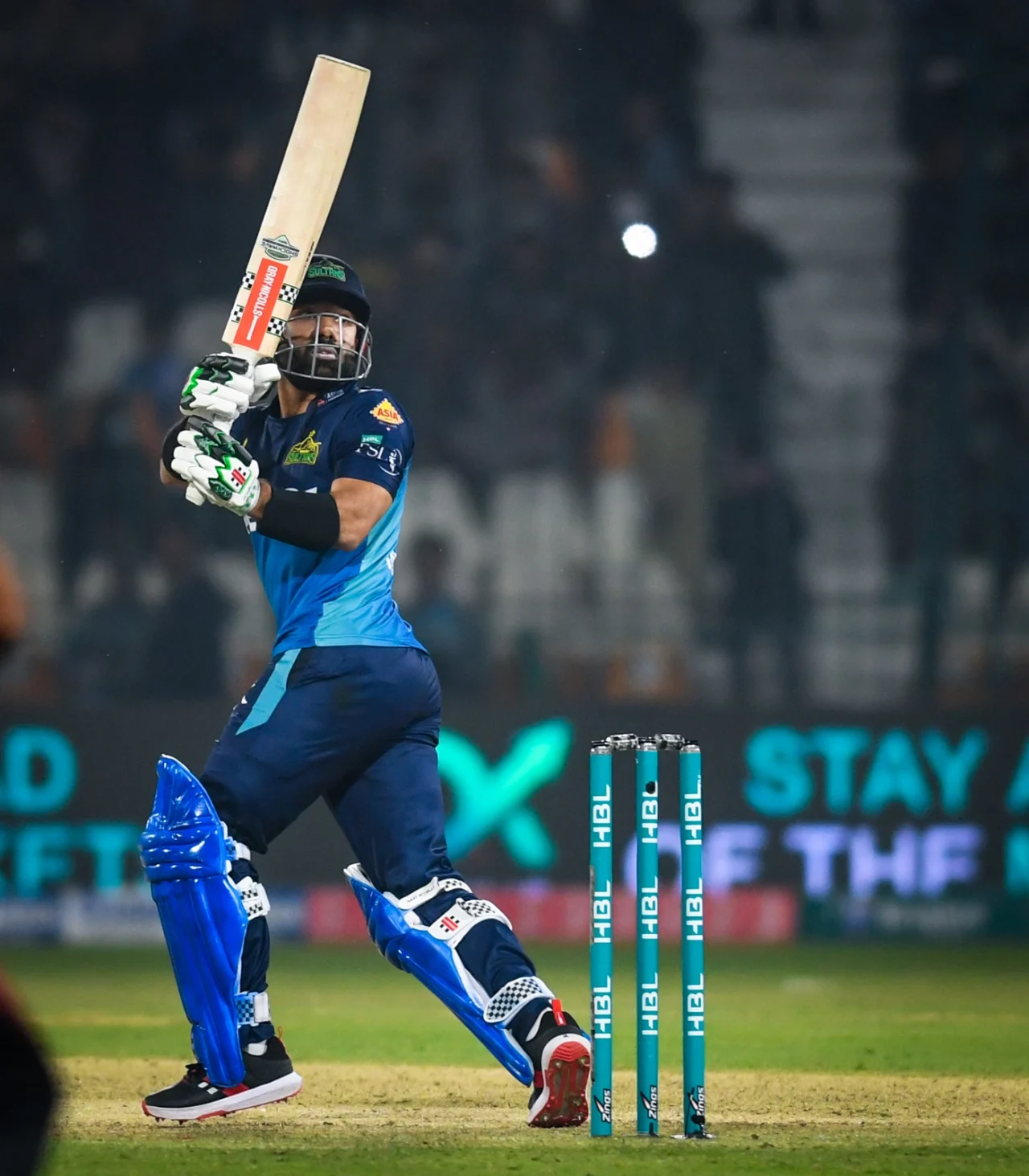 Mohammad Rizwan helped steady a wobble, Multan Sultans vs Lahore Qalandars, Pakistan Super League, Multan, February 21, 2024