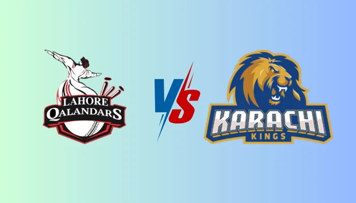 PSL 9 10th Match Lahore Qalandars vs Karachi Kings