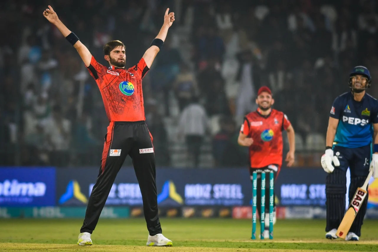 Shaheen Shah Afridi in all his glory, Multan Sultans vs Lahore Qalandars, Pakistan Super League, Multan, February 21, 2024