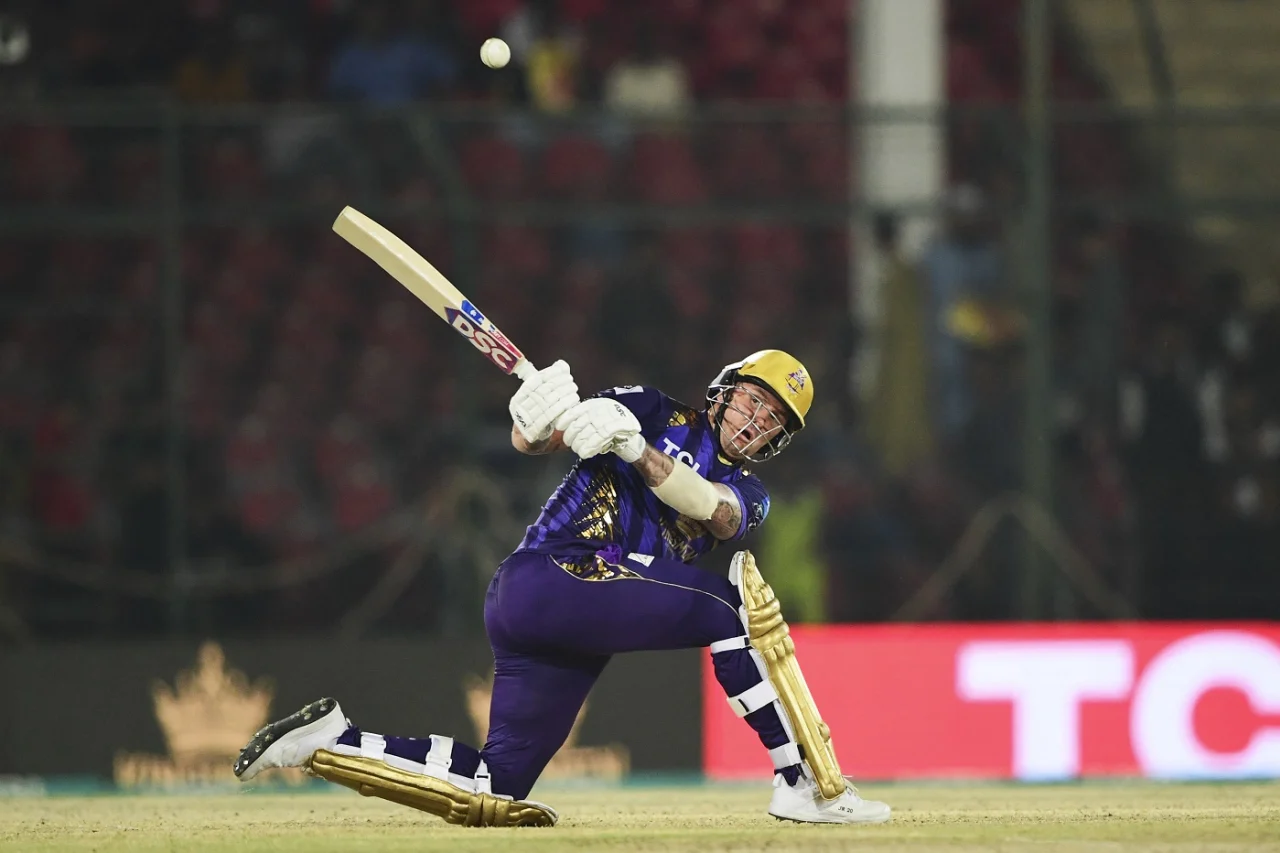 Jason Roy nails a reverse-sweep, Karachi Kings vs Quetta Gladiators, Pakistan Super League, Karachi, February 29, 2024
