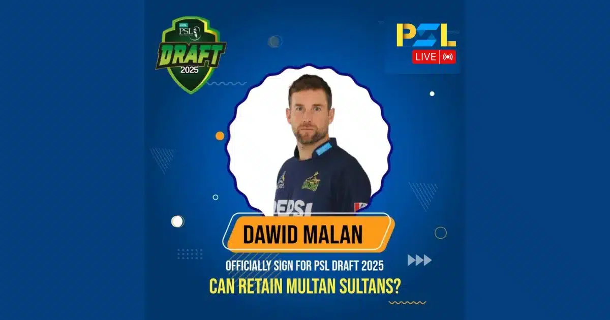 Dawid Malan Enters HBL PSL 10 Draft England's T20 Specialist Ready for Pakistan Return