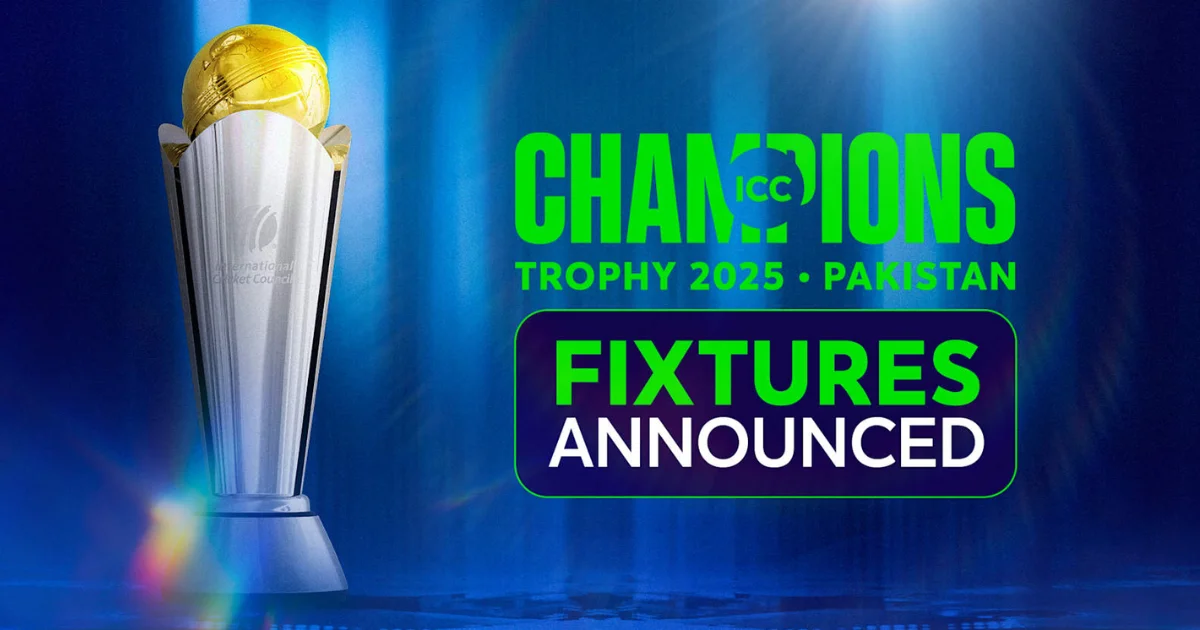 Official 2025 Champions Trophy Schedule, Groups, and Venues Announced!